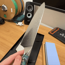 Load image into Gallery viewer, Abalone Stone Damascus Steel Knives
